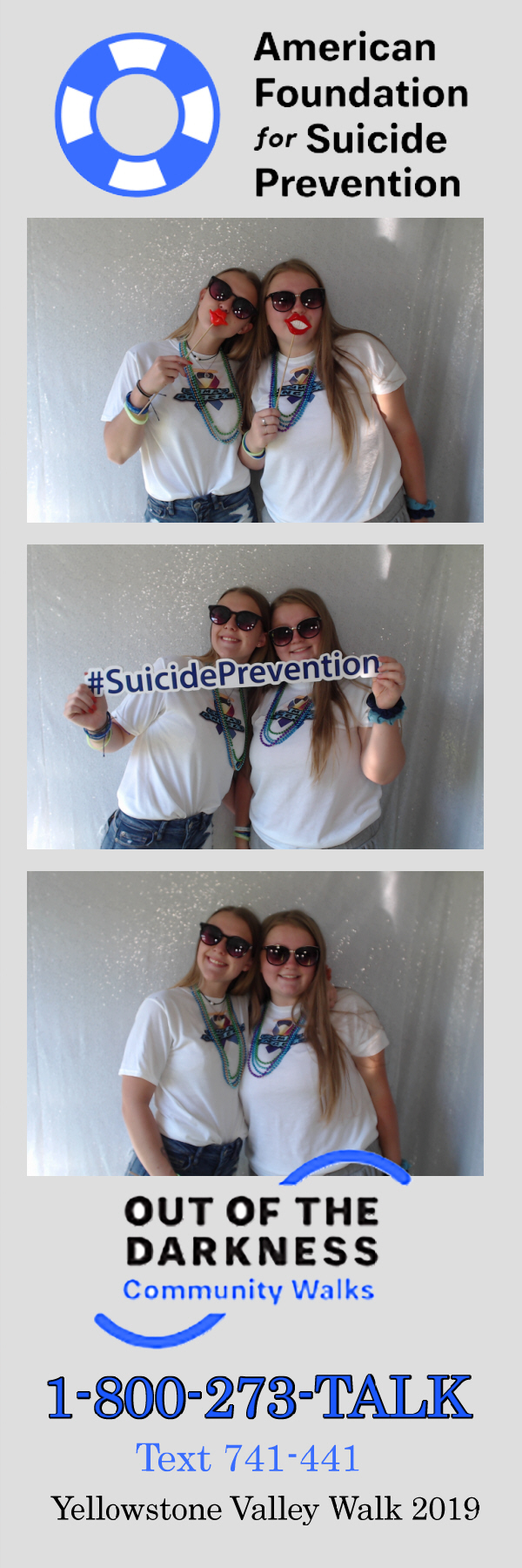 Out of the Darkness Walk 2019 | View more photos from the event at gallery.photoboothbillings.com/u/PhotoBoothBillings/Out-of-the-Darkness-Walk-2019